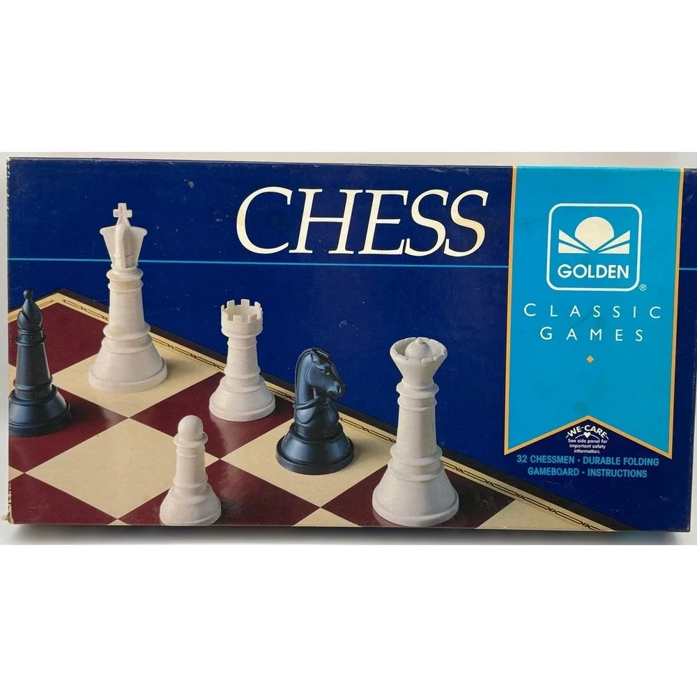 Golden Classic Chess Set Complete with Folding Board‎ & Instructions Lakeside